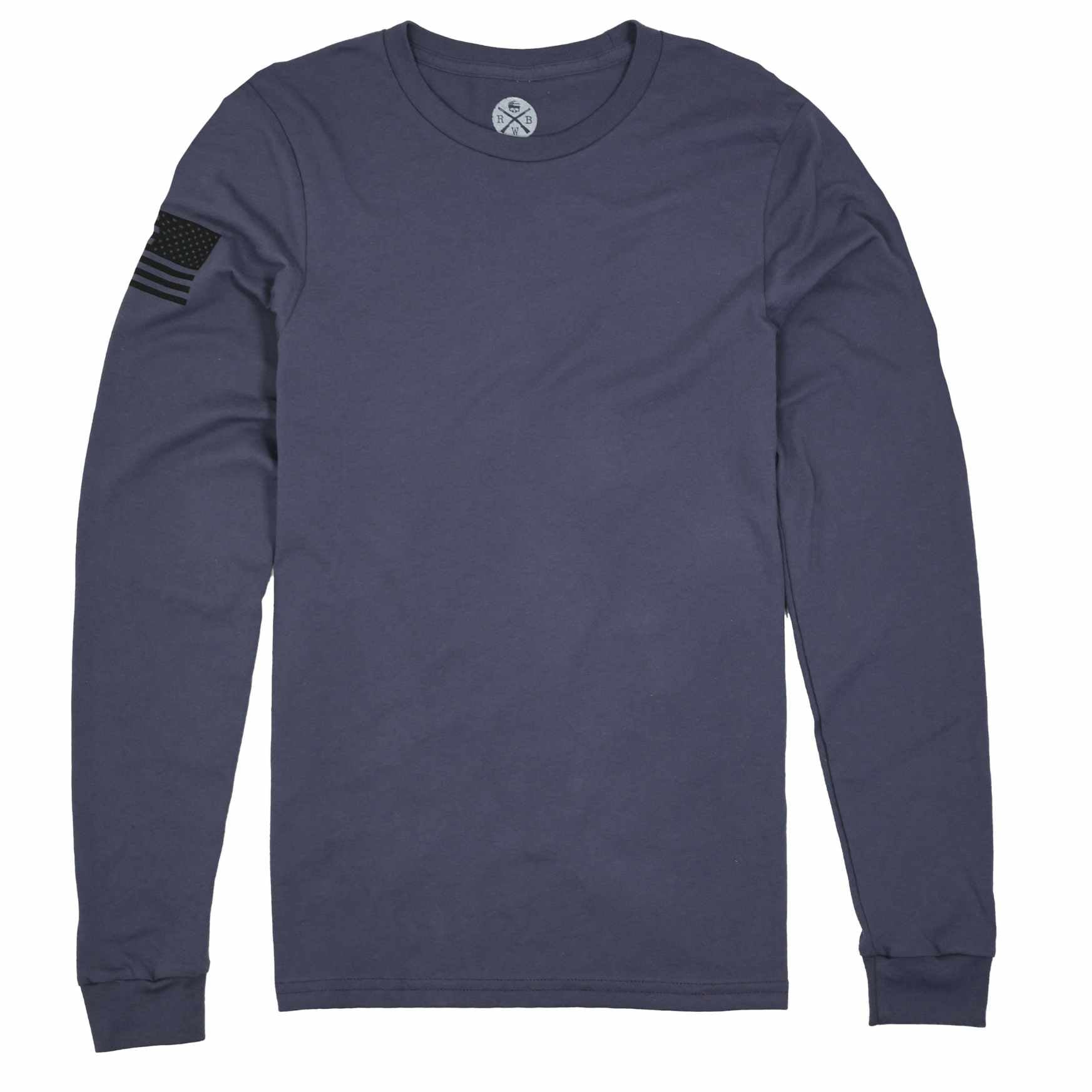 Everyday Long-Sleeve American Flag Shirt