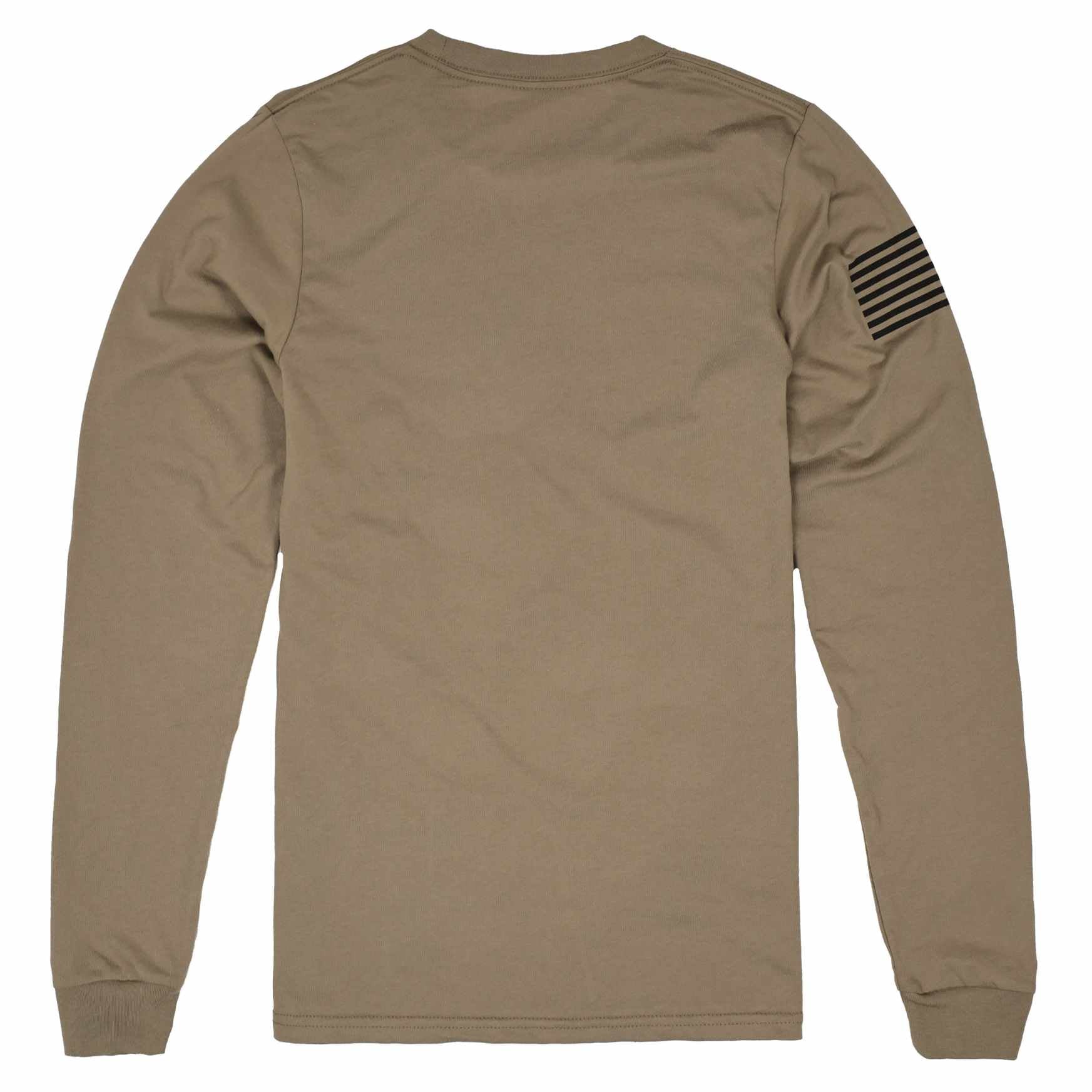 Everyday Long-Sleeve American Flag Shirt